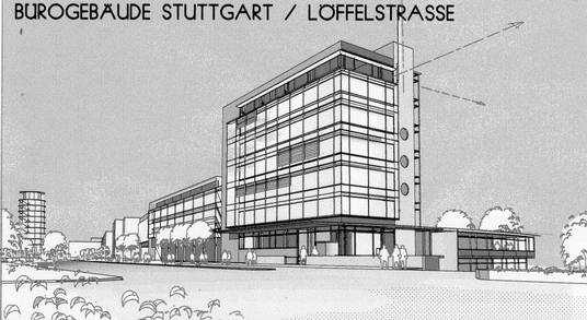 Baubeginn fr Bankgebude in Stuttgart