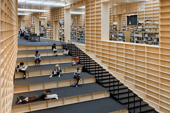 Sou Fujimoto, Bibliothek, Library, Musashino, University, Tokyo