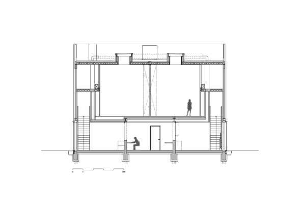 Jugendzentrum Amsterdam-Osdorp, Ymere Amsterdam, Atelier Kempe Thill, De hood