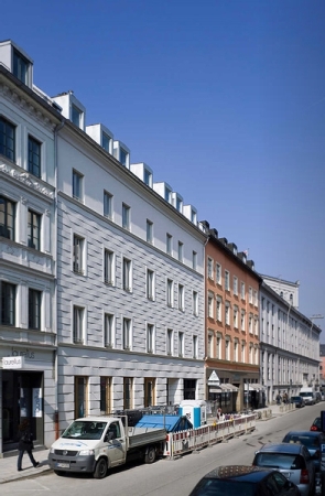 Hild und K Architekten, Mnchen, Wohnhaus Reichenbachstrae Mnchen, Grtnerplatz, Fassadensanierung