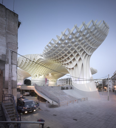 Metropol Parasol, J. Mayer H., Sevilla, Platzgestaltung in Sevilla, Plaza de la Encarnaci�n, Parametrisches Gestalten, Markthalle, Hispalis