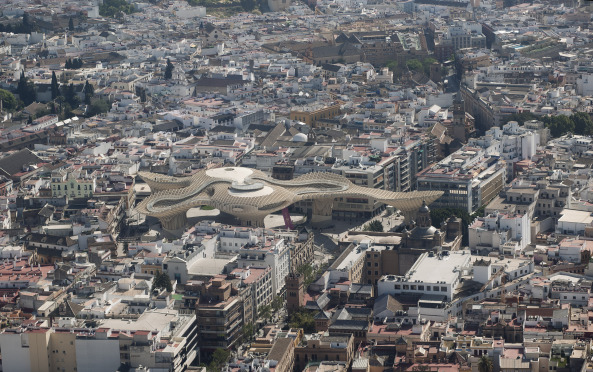 Metropol Parasol, J. Mayer H., Sevilla, Platzgestaltung in Sevilla, Plaza de la Encarnaci�n, Parametrisches Gestalten, Markthalle, Hispalis