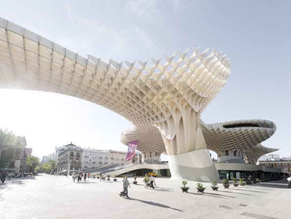 Metropol Parasol, J. Mayer H., Sevilla, Platzgestaltung in Sevilla, Plaza de la Encarnaci�n, Parametrisches Gestalten, Markthalle, Hispalis