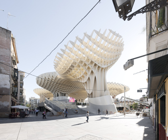 Metropol Parasol, J. Mayer H., Sevilla, Platzgestaltung in Sevilla, Plaza de la Encarnaci�n, Parametrisches Gestalten, Markthalle, Hispalis