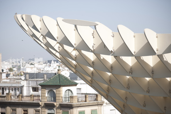 Metropol Parasol, J. Mayer H., Sevilla, Platzgestaltung in Sevilla, Plaza de la Encarnacin, Parametrisches Gestalten, Markthalle, Hispalis
