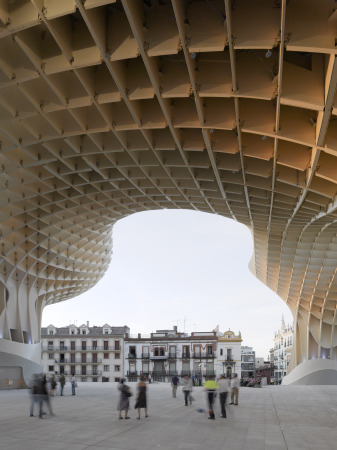 Metropol Parasol, J. Mayer H., Sevilla, Platzgestaltung in Sevilla, Plaza de la Encarnaci�n, Parametrisches Gestalten, Markthalle, Hispalis