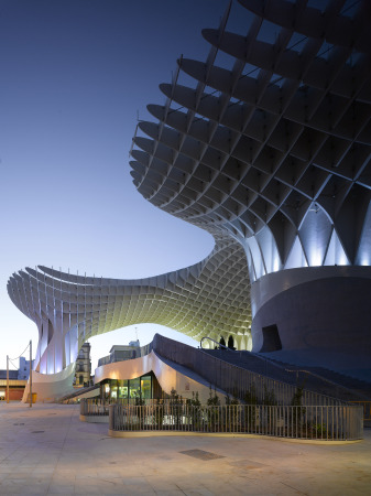 Metropol Parasol, J. Mayer H., Sevilla, Platzgestaltung in Sevilla, Plaza de la Encarnaci�n, Parametrisches Gestalten, Markthalle, Hispalis