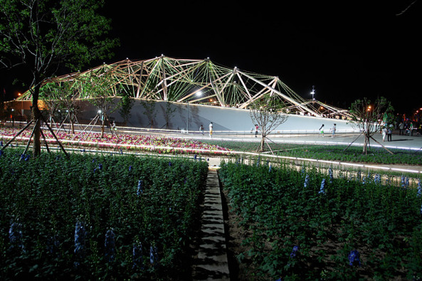 Plasma Studio, Flowing Gardens, Groundlab, Xi'an, IGA 2011, China, Xian World Horticultural Expo