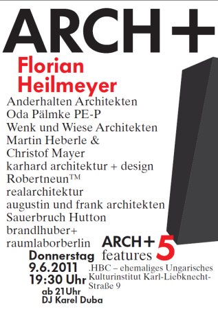 Arch+Features zum Bauen in Berlin