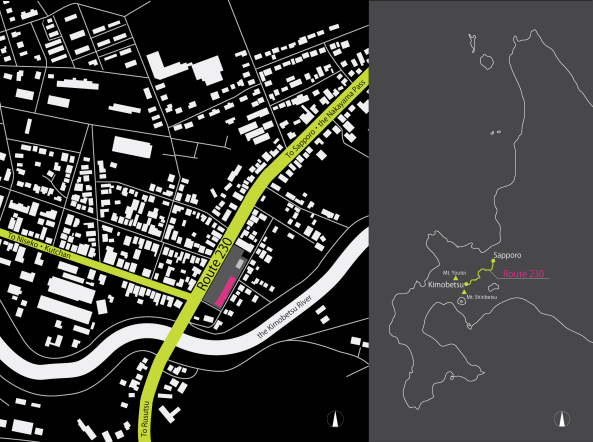 GR230, code architectural design, Hokkaido, Japan