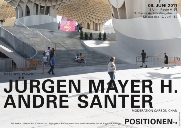 Heute: Vortrag von Jrgen Mayer H. in Berlin