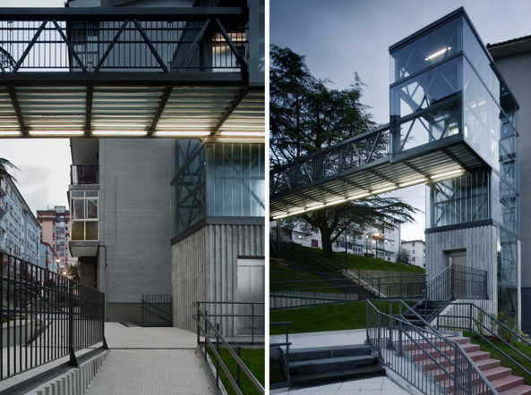 VAUMM Arkitektura eta Hirijintza, Errnteria Gipzkoa, Galtzaraborda, Errenteria, Fahrstuhl, Brcke, Urbanizacin y Ascensor Urbano