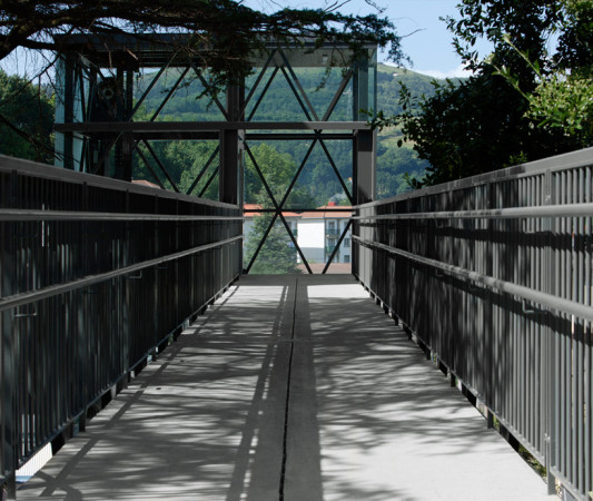 VAUMM Arkitektura eta Hirijintza, Errnteria Gipzkoa, Galtzaraborda, Errenteria, Fahrstuhl, Brcke, Urbanizacin y Ascensor Urbano