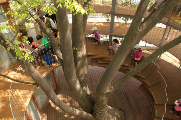 Ring Around a Tree, Tezuka Architects, Tokio, Fuji Kindergarten, Tachikawa