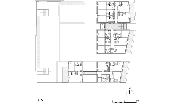LAN Architecture, RIVP, Paris La Chapelle, Studentenwohnheim, Rsidence Etudiante