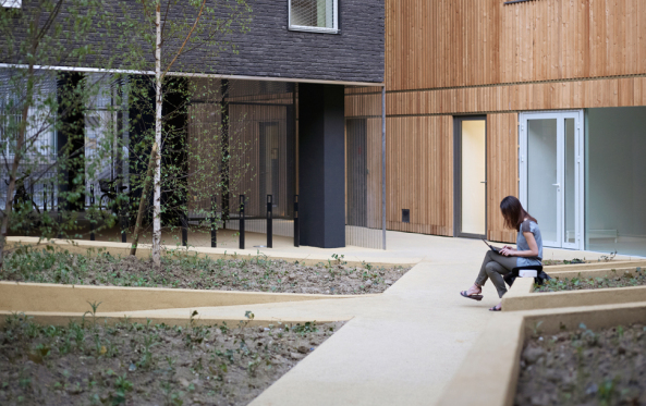 LAN Architecture, RIVP, Paris La Chapelle, Studentenwohnheim, Rsidence Etudiante