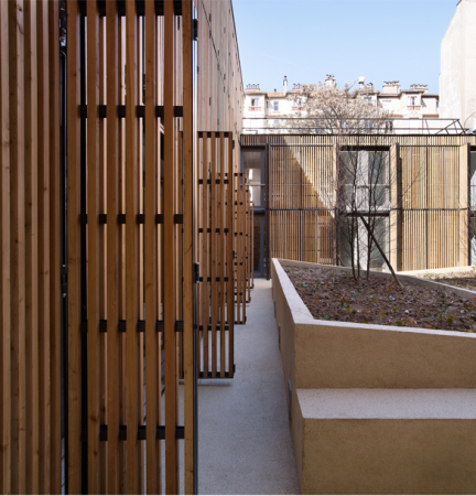 LAN Architecture, RIVP, Paris La Chapelle, Studentenwohnheim, Rsidence Etudiante