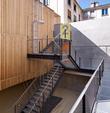 LAN Architecture, RIVP, Paris La Chapelle, Studentenwohnheim, Rsidence Etudiante