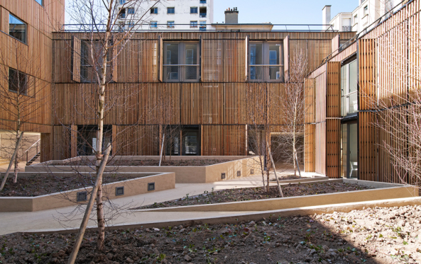 LAN Architecture, RIVP, Paris La Chapelle, Studentenwohnheim, Rsidence Etudiante