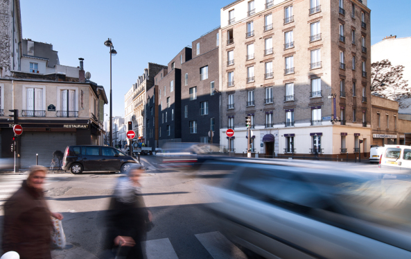 LAN Architecture, RIVP, Paris La Chapelle, Studentenwohnheim, Rsidence Etudiante
