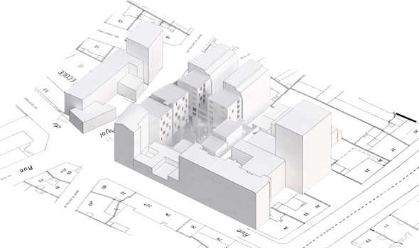 LAN Architecture, RIVP, Paris La Chapelle, Studentenwohnheim, Rsidence Etudiante