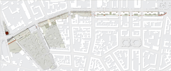 Gedenkstätte Berliner Mauer, sinai Faust. Schroll. Schwarz. Freiraumplanung und Landschaftsarchitekten, Grenzstreifen Bernauer Straße, Fenster der Erinnerung, Zaun, Mauer, Corten-Stahl,  Erweiterunsgabschnitt Gedenkstätte Berliner Mauer eingeweiht
