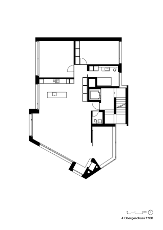 Fuhrimann Hchler Architekten, Wohngebude in Zrich, Mehrfamilienhaus Rntgenstrasse 10, Architektur Andreas Fuhrimann Gabrielle Hchler, Betonbauten in der Schweiz