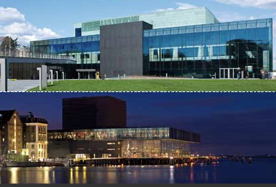 Nordische Botschaften, skandinavische Kulturbauten