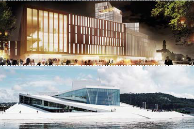 Nordische Botschaften, skandinavische Kulturbauten
