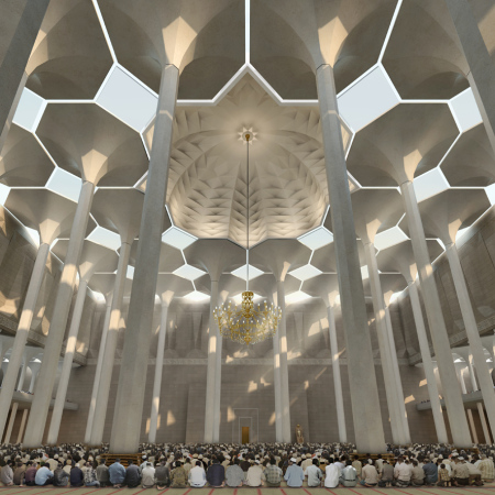 Djamaa el Djazair, Groe Moschee von Algier, KSP Jrgen Engel Architekten