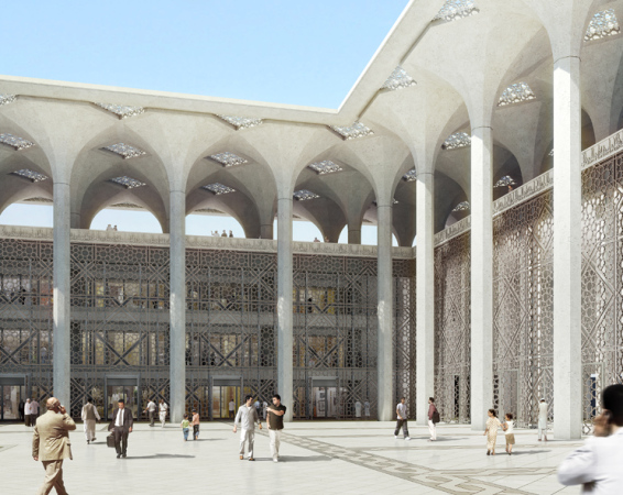 Djamaa el Djazair, Groe Moschee von Algier, KSP Jrgen Engel Architekten