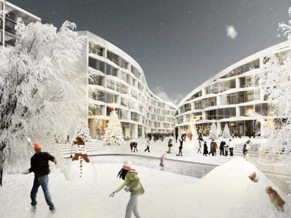 Skiresort von BIG in Lappland