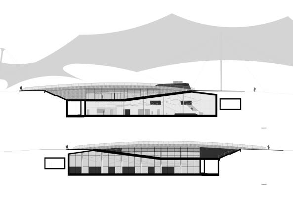 Olympiahalle von Auer+Weber in Mnchen