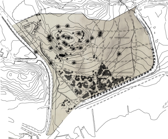 Friedhofsgebude bei Stockholm