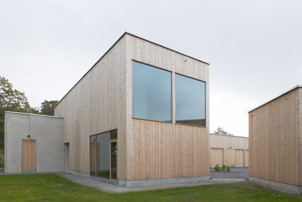 Friedhofsgeb�ude bei Stockholm