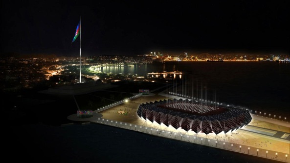 gmp bauen Arena in Aserbaidschan