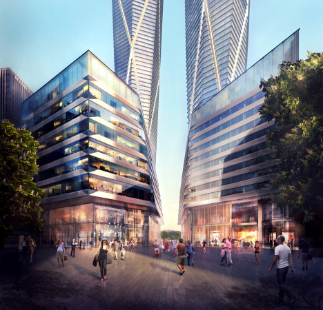 Genehmigung fr Foster-Trme in Paris