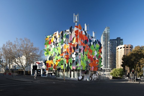Pixel-Gebude in Melbourne