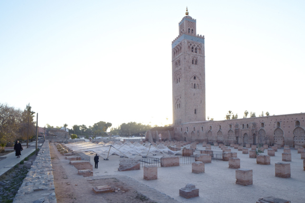 Barkow Leibinger Architekten, Biennale Marrakech, Higher Atlas, Loom-Hyperbolic,  Tempor�re Installation, Matrix