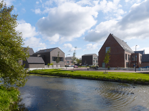 Wingender Hovenier Architecten (Nieuwkoop), Edge of Town, 42 low energy houses, Windhaak, Nieuwkoop