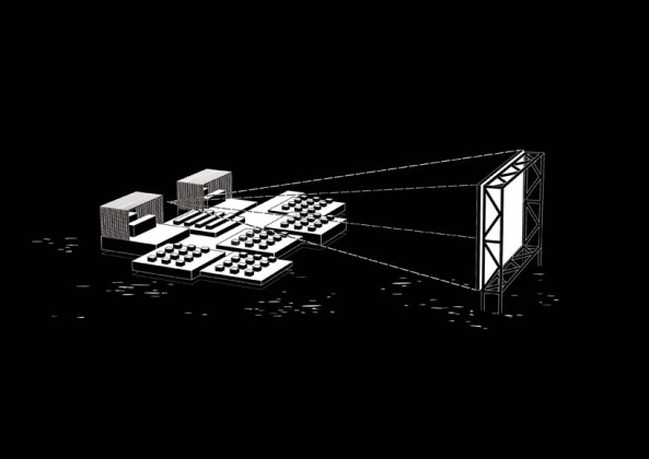 Open-Air-Kino von Ole Scheeren in Thailand