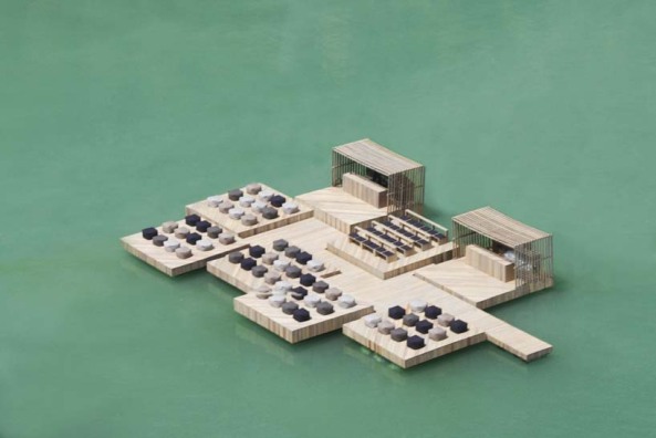 Open-Air-Kino von Ole Scheeren in Thailand