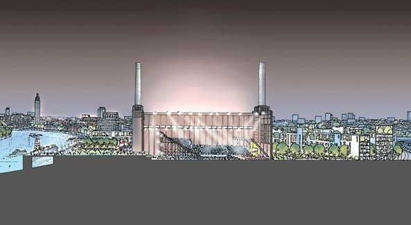 Wieder neue Plne fr Battersea-Kraftwerk in London