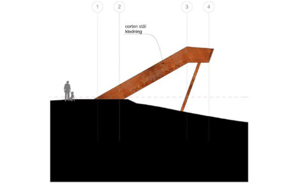 Skulptur von Todd Saunders in Norwegen