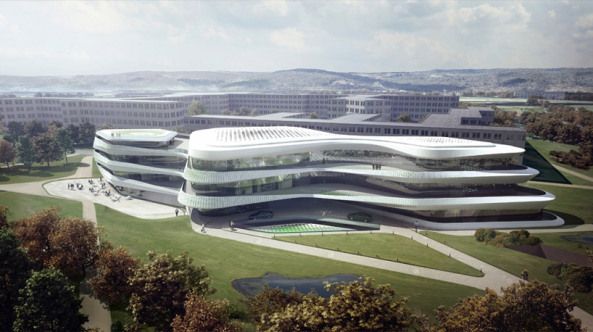 Architekturvisionen, LAVA  Laboratory for Visionary Architecture, Green Climate Fund, Brobau in Bonn, Green is the new black
