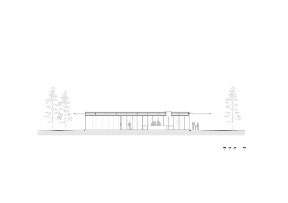 Pavillon, China, ko-Farm, Ansicht