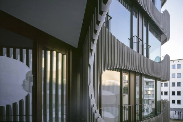 Jrgen Mayer H., Aluminiumfassade, Berlin-Mitte, Wohn- und Geschftshaus