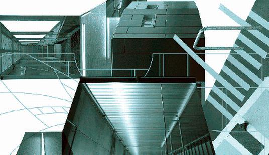 Ausstellung mit Architekturfotos im Hamburger Stilwerk
