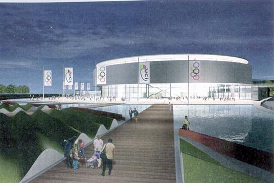 Deutsche Architekten bauen olympische Radsporthalle in Peking