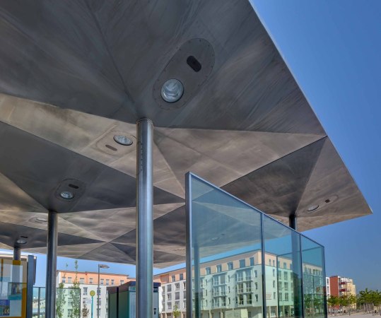 Wartehalle, Schoyerer Architekten, Frankfurt